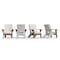 Mayne Mesa Chair x2 & Table Set - White 8705-W - alternate 2